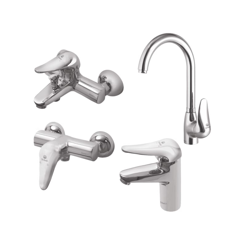 ست شیرآلات شیبه مدل آفتاب